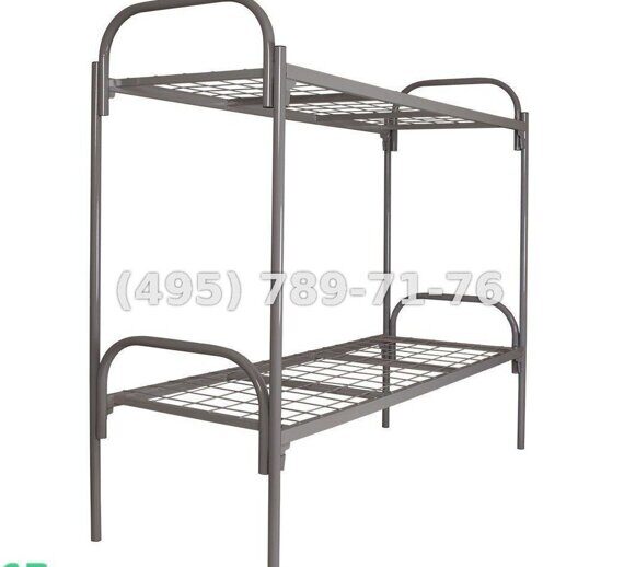 МК70 6/2 Кровать двухъярусная (1900х700х1650) электросварная сетка, порошок, спинки дуги метал, яч.55х55х4мм (Двойное Усиление каркаса) МК70 6/2 Кровать двухъярусная (1900х700х1650) электросварная сетка, порошок, спинки дуги метал, яч.55х55х4мм (Двойное Усиление каркаса)